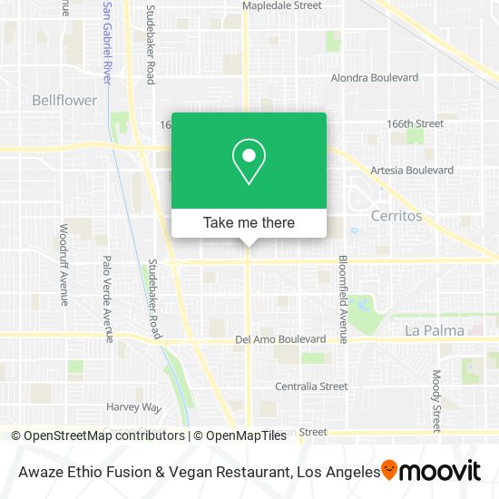 Mapa de Awaze Ethio Fusion & Vegan Restaurant