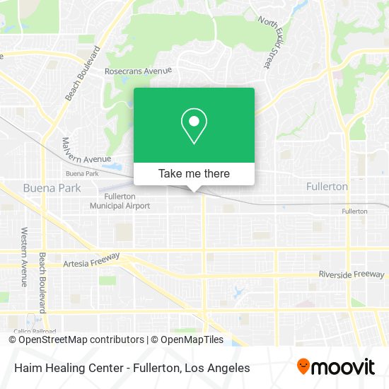 Mapa de Haim Healing Center - Fullerton