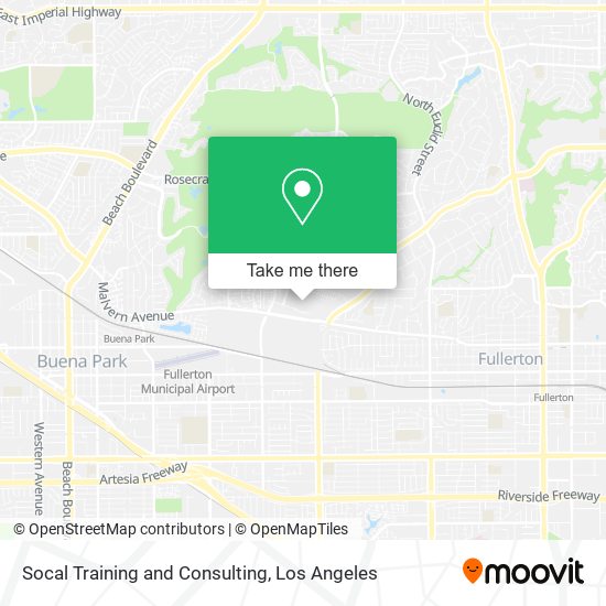 Socal Training and Consulting map