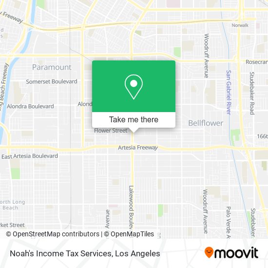 Noah's Income Tax Services map