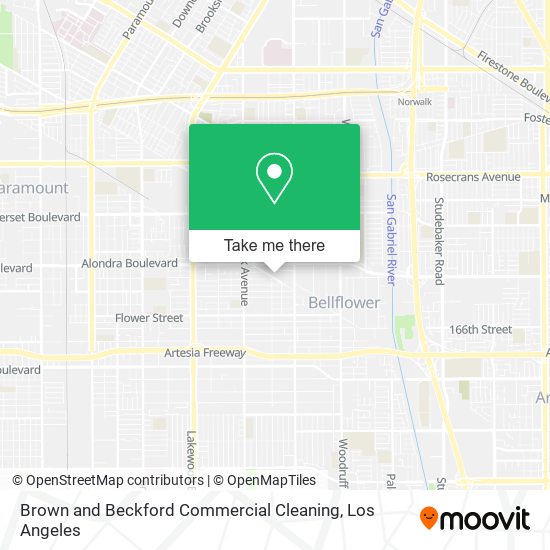 Brown and Beckford Commercial Cleaning map