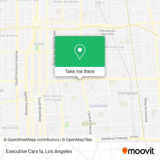 Executive Cars la map