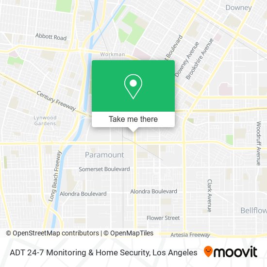 ADT 24-7 Monitoring & Home Security map