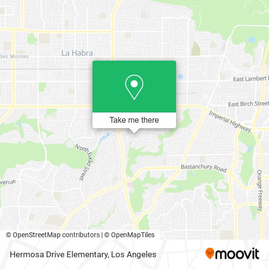 Hermosa Drive Elementary map