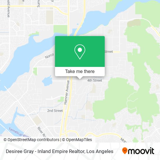 Mapa de Desiree Gray - Inland Empire Realtor