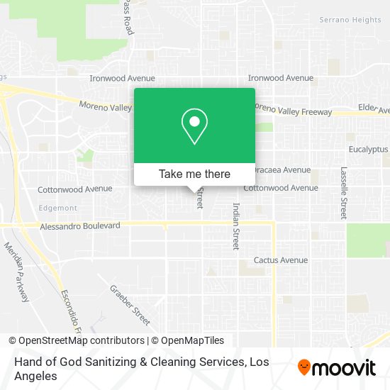 Hand of God Sanitizing & Cleaning Services map