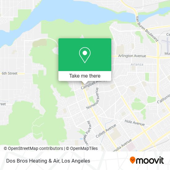 Dos Bros Heating & Air map