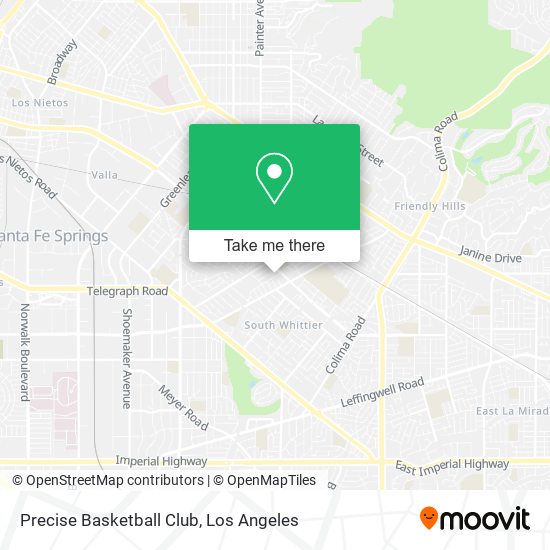 Precise Basketball Club map