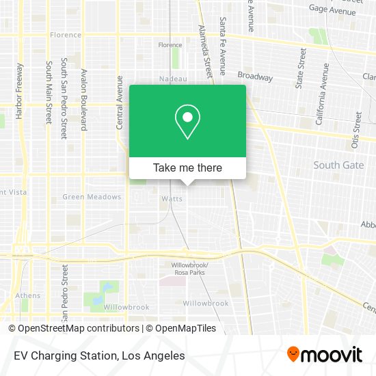 Mapa de EV Charging Station