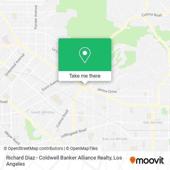 Richard Diaz - Coldwell Banker Alliance Realty map