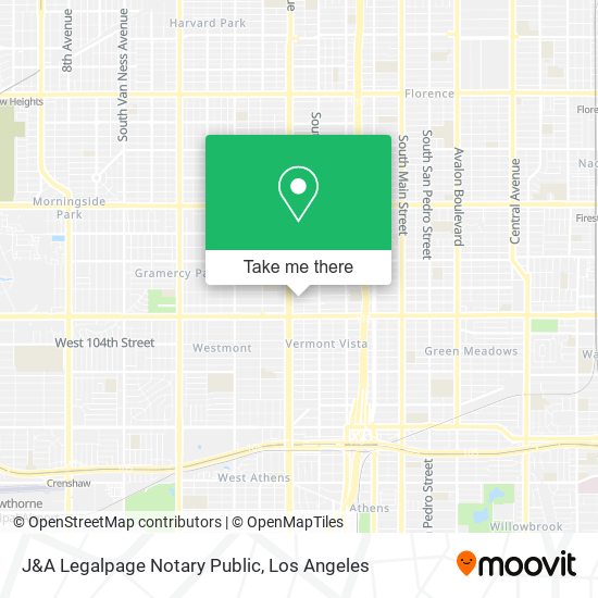 J&A Legalpage Notary Public map