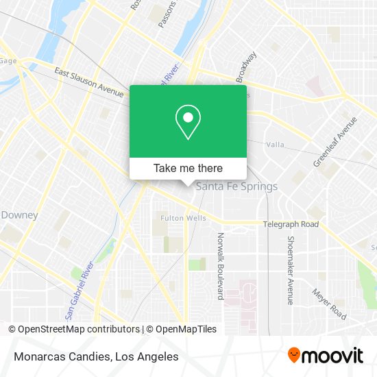 Monarcas Candies map