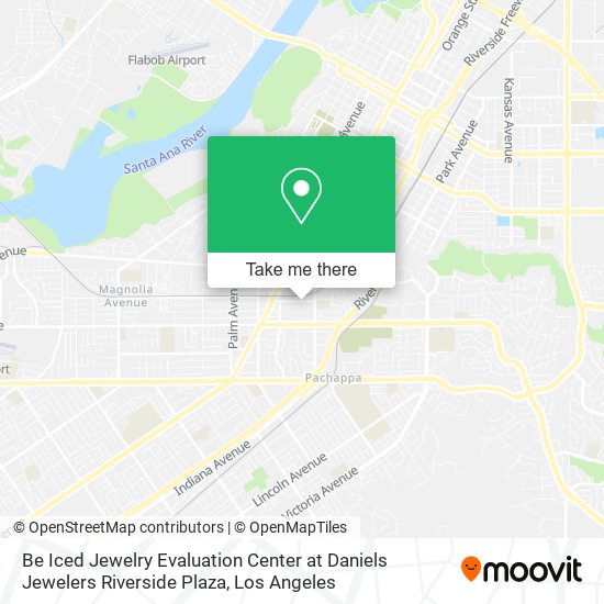 Mapa de Be Iced Jewelry Evaluation Center at Daniels Jewelers Riverside Plaza