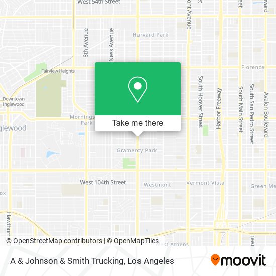 A & Johnson & Smith Trucking map