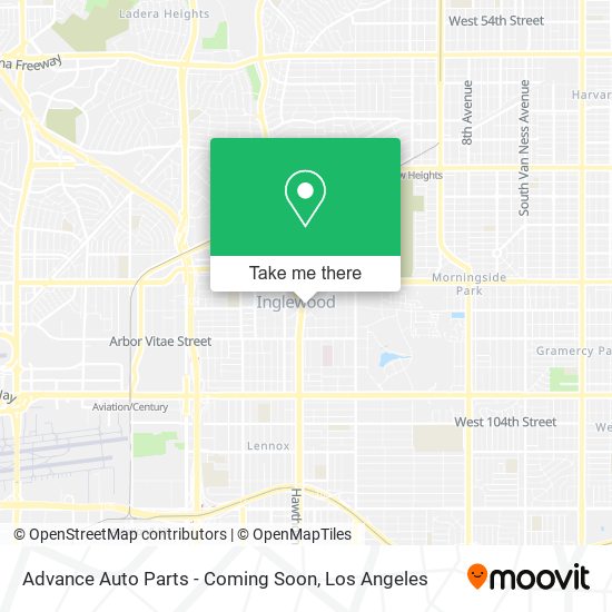 Advance Auto Parts - Coming Soon map