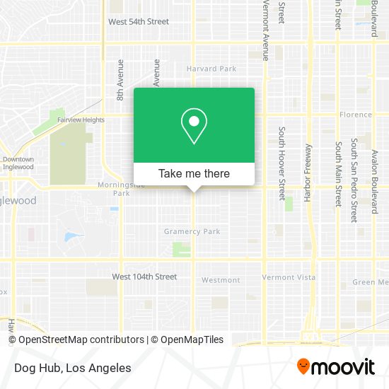 Dog Hub map