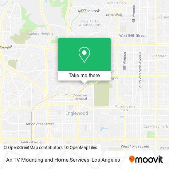 Mapa de An TV Mounting and Home Services