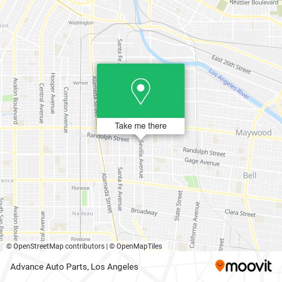 Advance Auto Parts map