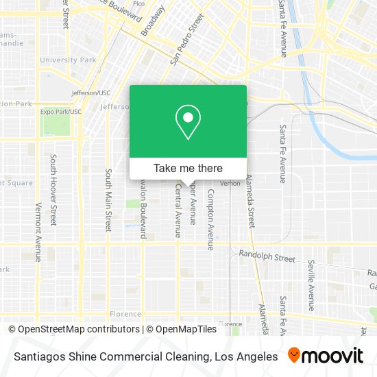 Mapa de Santiagos Shine Commercial Cleaning