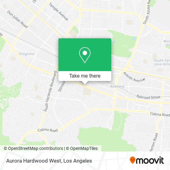 Mapa de Aurora Hardwood West