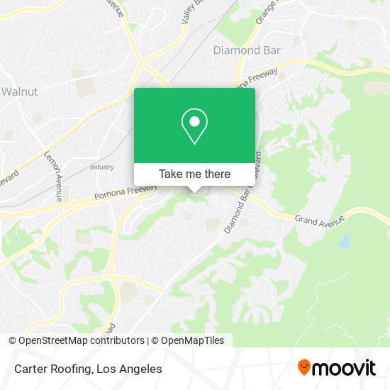 Carter Roofing map