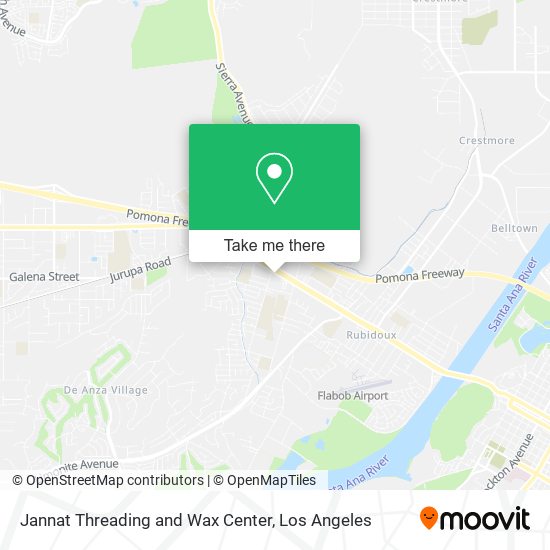 Jannat Threading and Wax Center map