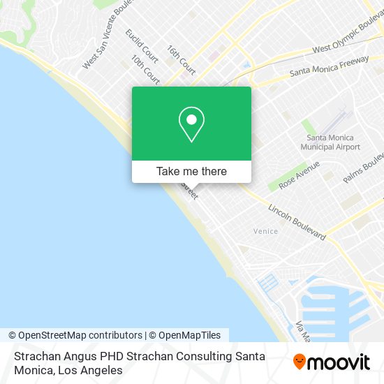 Strachan Angus PHD Strachan Consulting Santa Monica map