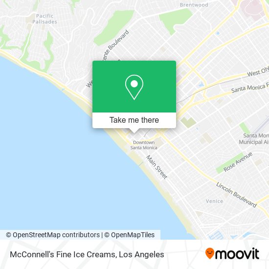 Mapa de McConnell's Fine Ice Creams