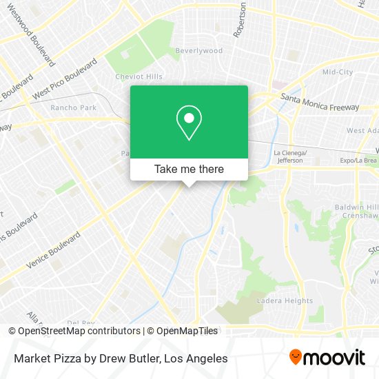 Market Pizza by Drew Butler map