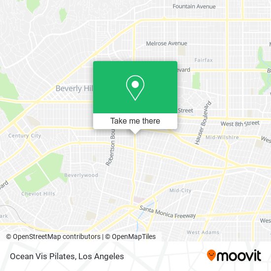 Mapa de Ocean Vis Pilates