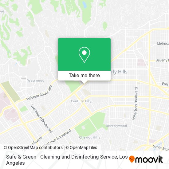 Mapa de Safe & Green - Cleaning and Disinfecting Service