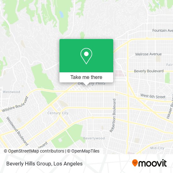 Mapa de Beverly Hills Group