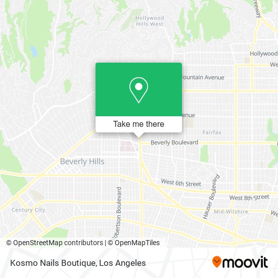Mapa de Kosmo Nails Boutique
