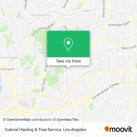 Gabriel Hauling & Tree Service map
