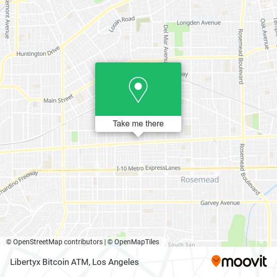 Libertyx Bitcoin ATM map