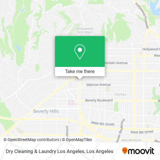 Dry Cleaning & Laundry Los Angeles map