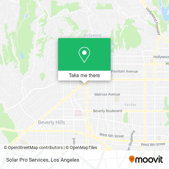 Solar Pro Services map