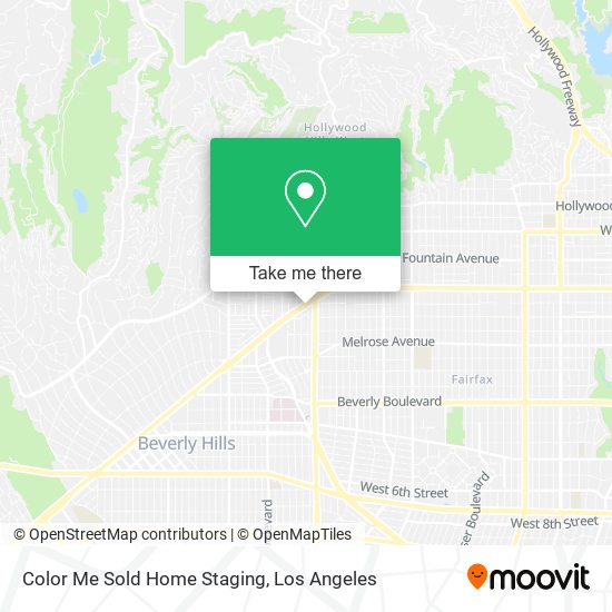 Color Me Sold Home Staging map