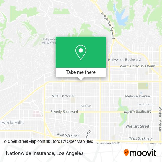 Nationwide Insurance map