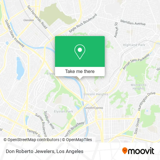 Mapa de Don Roberto Jewelers