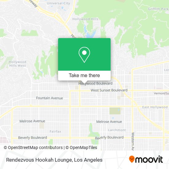 Rendezvous Hookah Lounge map