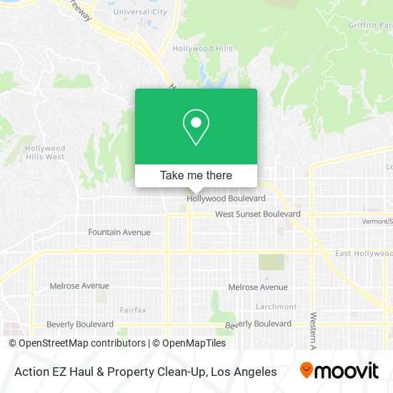 Action EZ Haul & Property Clean-Up map