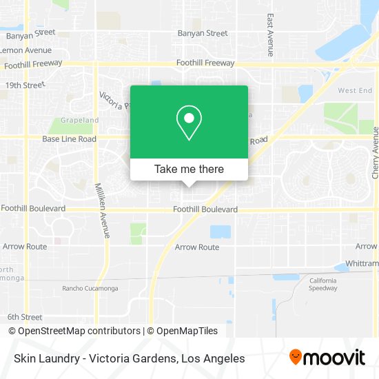 Skin Laundry - Victoria Gardens map