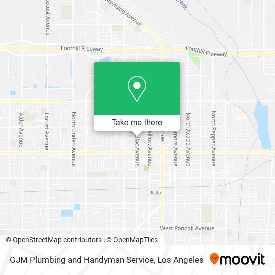 GJM Plumbing and Handyman Service map