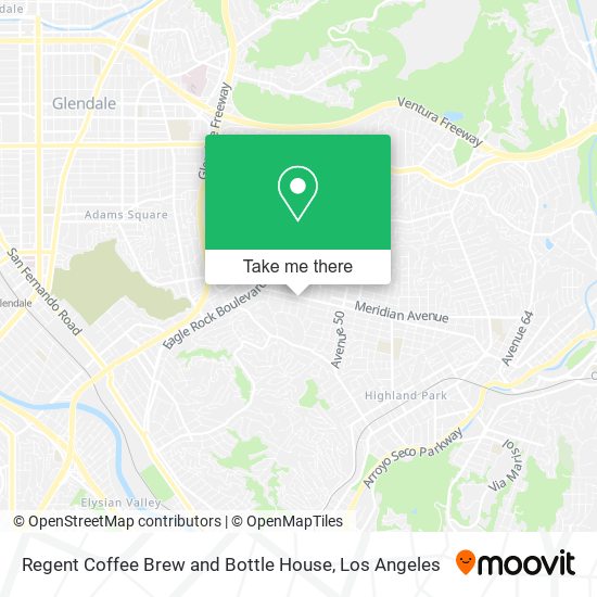 Regent Coffee Brew and Bottle House map