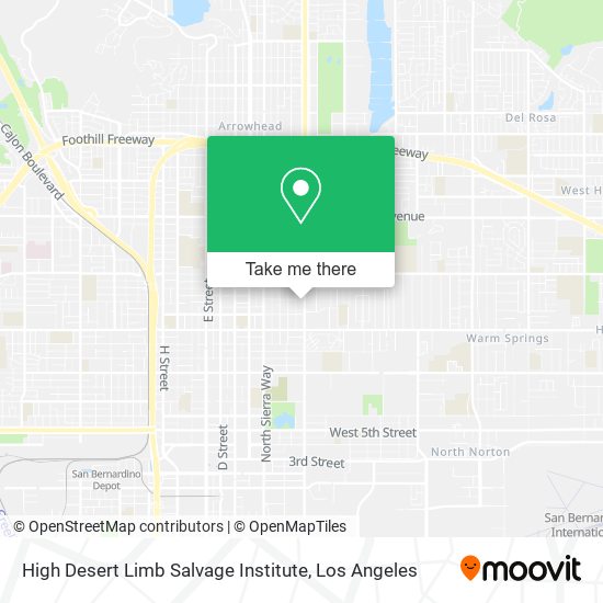 Mapa de High Desert Limb Salvage Institute