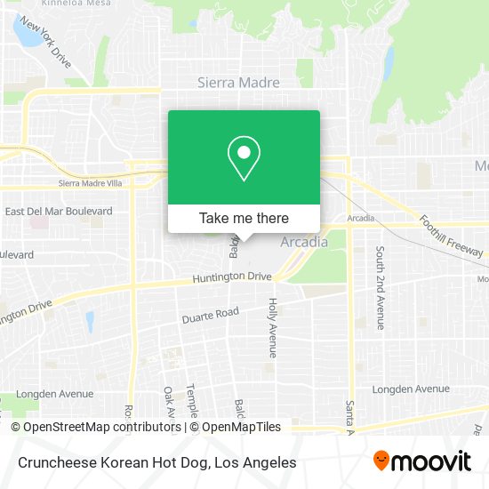 Mapa de Cruncheese Korean Hot Dog