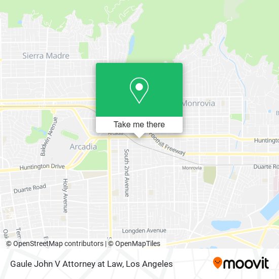 Gaule John V Attorney at Law map