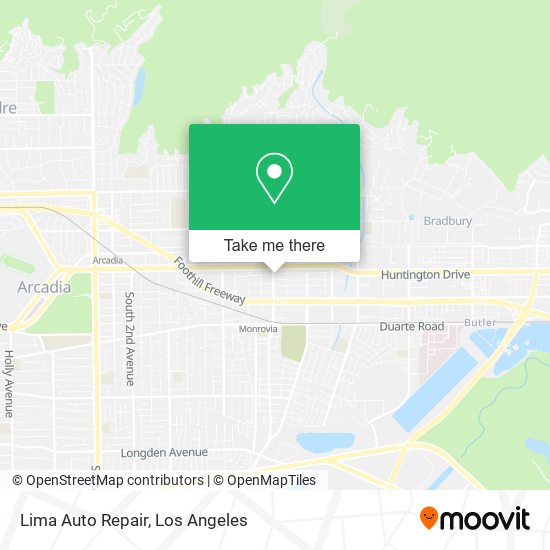 Mapa de Lima Auto Repair
