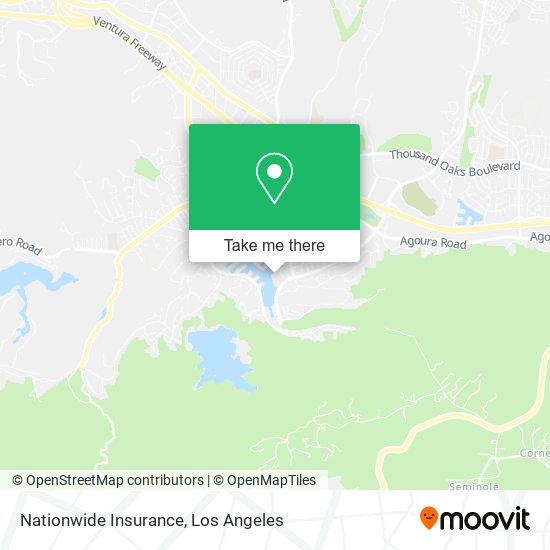 Mapa de Nationwide Insurance